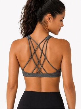 Lululemon Free to be Zen Sports Bra - Gray